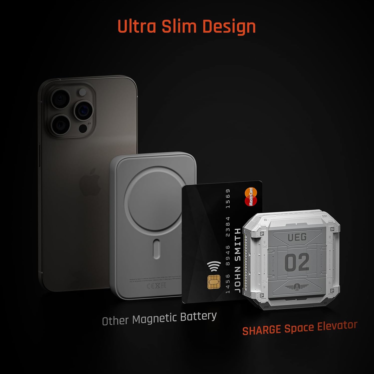  Sharge Space Elevator Magnetic Powerbank